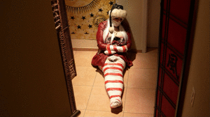 www.bondagecrossdresser.com - I was the Christmas Decoration thumbnail
