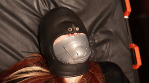 www.bondagecrossdresser.com - Spread & Edged on the Bondage Bed thumbnail